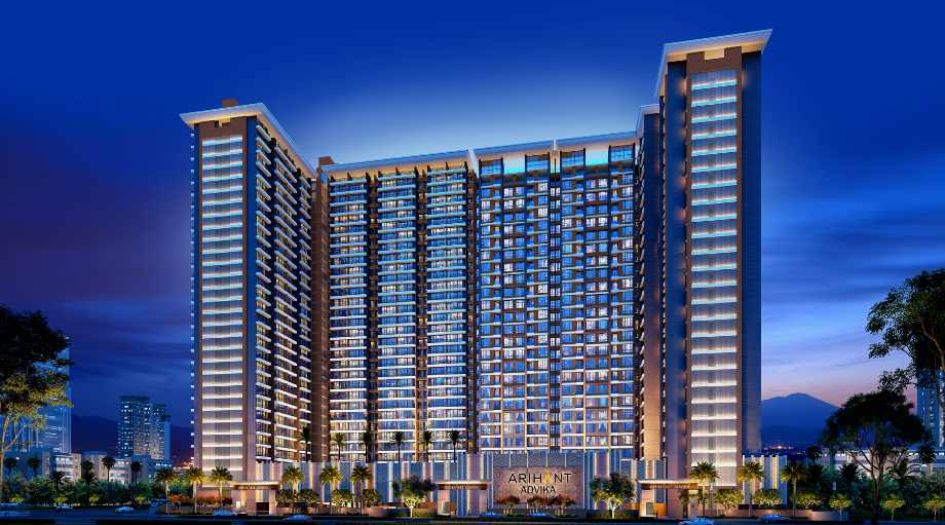 Arihant-Advika-Elevation-Image-Night